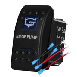 12v/24v Blue Led Light 5 Pin On Off SPST Rocker Switch 7 Pin On Off On ARB Carling Style Car Boat Waterproof Pump Push Switch
