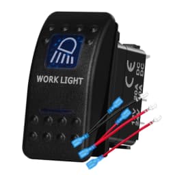 12v/24v Blue Led Light 5 Pin On Off SPST Rocker Switch 7 Pin On Off On ARB Carling Style Car Boat Waterproof Pump Push Switch