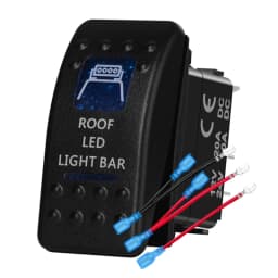 12v/24v Blue Led Light 5 Pin On Off SPST Rocker Switch 7 Pin On Off On ARB Carling Style Car Boat Waterproof Pump Push Switch