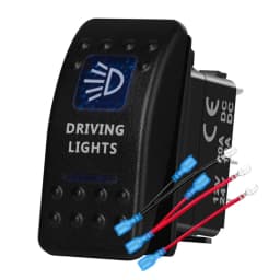 12v/24v Blue Led Light 5 Pin On Off SPST Rocker Switch 7 Pin On Off On ARB Carling Style Car Boat Waterproof Pump Push Switch