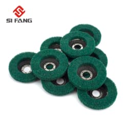 4.5" 115mm Nylon Fiber Flap Polishing Wheel Disc 180 Grit For Angle Grinder For Wood Metal Buffing