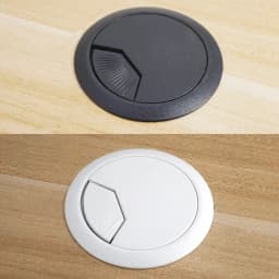 Plastic Wire Hole Cover Outlet Port Table Computer PC Desk Round Cable Grommet Line Holder White Black 50mm/53mm/60mm/80mm