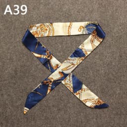New Silk Small Women Fashion Scarf Hair Bags Handle Decoration Tie Multifunction Hand Ribbon Scarf 4*100cm M30
