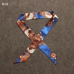 New Silk Small Women Fashion Scarf Hair Bags Handle Decoration Tie Multifunction Hand Ribbon Scarf 4*100cm M30