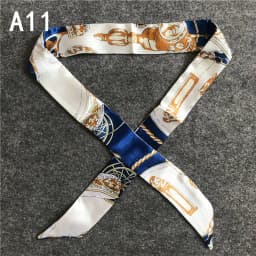 New Silk Small Women Fashion Scarf Hair Bags Handle Decoration Tie Multifunction Hand Ribbon Scarf 4*100cm M30