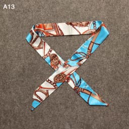 New Silk Small Women Fashion Scarf Hair Bags Handle Decoration Tie Multifunction Hand Ribbon Scarf 4*100cm M30