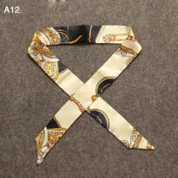 New Silk Small Women Fashion Scarf Hair Bags Handle Decoration Tie Multifunction Hand Ribbon Scarf 4*100cm M30