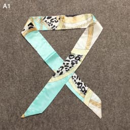 New Silk Small Women Fashion Scarf Hair Bags Handle Decoration Tie Multifunction Hand Ribbon Scarf 4*100cm M30