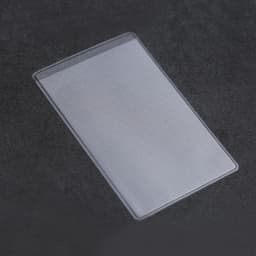 10pcs Travel PVC Cards Holder ID Bus Business Bank Credit Card Holder Transparent Waterproof Cards Protecting Cover Pouch Bag