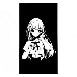 Animation Anime Derivatives Black Red Thin Slim Cigarette Case For Women Metal Aluminum Alloy Sliding Cigarette Box Man Custom