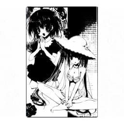 Animation Anime Derivatives Black Red Thin Slim Cigarette Case For Women Metal Aluminum Alloy Sliding Cigarette Box Man Custom