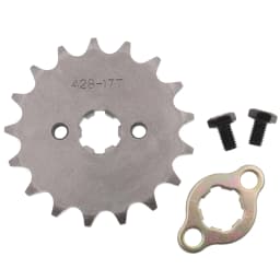 Front Engine 428# 10T 11T 12T 13T 14T 15T 16T 17T 18T 19T Teeth 17mm 20mm Chain Sprocket With Retainer Plate Locker