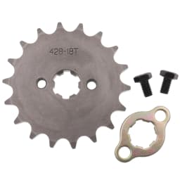 Front Engine 428# 10T 11T 12T 13T 14T 15T 16T 17T 18T 19T Teeth 17mm 20mm Chain Sprocket With Retainer Plate Locker