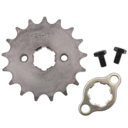 Front Engine 428# 10T 11T 12T 13T 14T 15T 16T 17T 18T 19T Teeth 17mm 20mm Chain Sprocket With Retainer Plate Locker