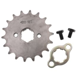 Front Engine 428# 10T 11T 12T 13T 14T 15T 16T 17T 18T 19T Teeth 17mm 20mm Chain Sprocket With Retainer Plate Locker
