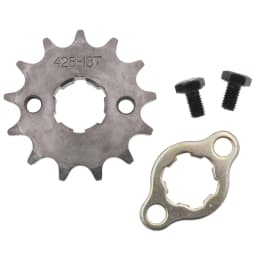 Front Engine 428# 10T 11T 12T 13T 14T 15T 16T 17T 18T 19T Teeth 17mm 20mm Chain Sprocket With Retainer Plate Locker