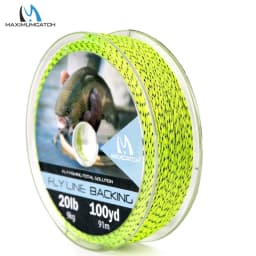 Maximumcatch Backing Fly Line 100/300Yards 20/30LB Multi Color Backing Line Braided Fly Fishing Line