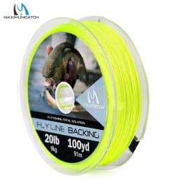 Maximumcatch Backing Fly Line 100/300Yards 20/30LB Multi Color Backing Line Braided Fly Fishing Line