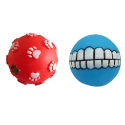 1pcs Diameter 6cm Squeaky Pet Dog Ball Toys for Small Dogs Rubber Chew Puppy Toy Dog Stuff Dogs Toys Pets Brinquedo Cachorro