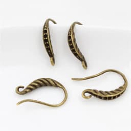 10pcs ( 5pair) 15*8mm Bright Silver Plated And Bronze Plated Popular Ear Hooks Earring Wires for Women Fashion Jewelry Earrings