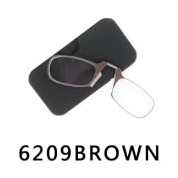 Nose Clip Reading Glasses Man High Quality Men Portable Foam Nose Glasses for Seniors Transparent Eyeglasses with Case