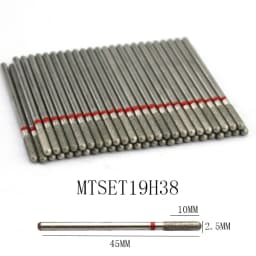50pc Diamond Nail Drill Cuticle Clean Bit Set Milling Cutter for Manicure Electric Cutter Bits Accessories Dead Skin Remove