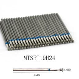 50pc Diamond Nail Drill Cuticle Clean Bit Set Milling Cutter for Manicure Electric Cutter Bits Accessories Dead Skin Remove