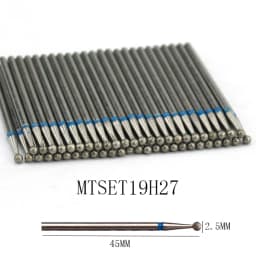 50pc Diamond Nail Drill Cuticle Clean Bit Set Milling Cutter for Manicure Electric Cutter Bits Accessories Dead Skin Remove