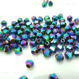 Isywaka Sale U Pick Color 3mm 4mm 6mm 8mm Bicone Austria Crystal Bead Charm Glass Bead Loose Spacer Bead for DIY Jewelry Making