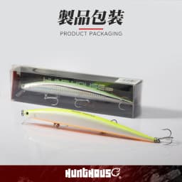 Hunthouse Tide Slim Minnow 175F Floating Lure Hard Bait Sea Fishing 175mm24.5g 3D Eyes ABS Plastic For Seabass Pike Pesca Leurre
