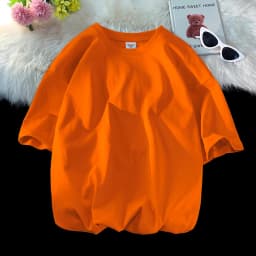 Oversized Summer Short Sleeve Men's T Shirt New Fashion Solid Loose O-Neck T Shirts Mens Cotton Hip Hop Streetwear Top Tees 5XL