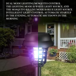 Solar Mosquito Killer Lamp Home Garden Waterproof Mosquito Repeller Outdoor Camping Electric Mosquito Artifact Lighting Lamps