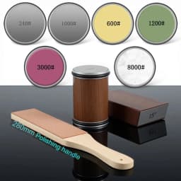 Rolling Knife Sharpener Magnetic Knife Holder Diamond Sharpening Stone Kit with 15 and 20 Degrees Angle Roller Kitchen Accessory