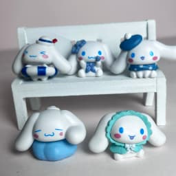 Kawaii Blind Box Cinnamoroll Gasha Anime Figure Pvc Toy Model Hand Made Anime Dolls Toys Ornaments Gifts for Kids