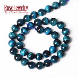 Natural Stone AAAAA Quality Blue Tiger Eye Agates Round Loose Beads 15" 4 6 8 10 12 14 MM Pick Size For Jewelry Making