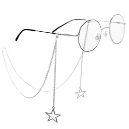 New Fashion Women Eyeglass Chain Hollow Star Pearl Beaded Sunglasses Reading Glasses Lanyard Eyewear Holder Neck Strap Rope
