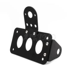 Motorcycle Side Mount Tail Light w/ License Number Plate Bracket For Harley Sportsters Bobber Chopper Rear Stop Light