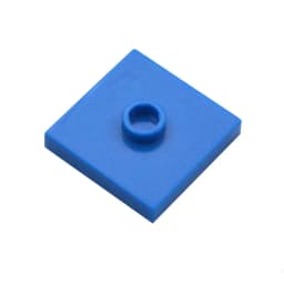 50pcs DIY Building Blocks Convex Seat Bricks 2x2 Dots Educational Plastic Toys for Children Compatible Brands Kids Gifts 87580