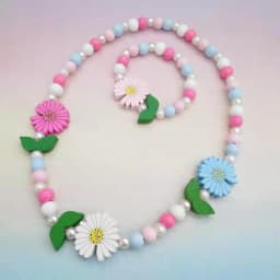25 styles Cute Animal Flower Cartoon Flower Children's sweater necklace bracelet for children gift cp2585