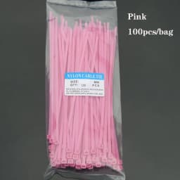 Colored Cable Ties Plastic Cable Wire Zip Ties Self-lock Cable Fasteners Electric Cable Wire Organizer PVC Nylon Cable Organizer