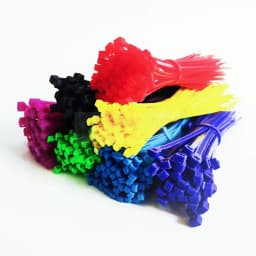 Colored Cable Ties Plastic Cable Wire Zip Ties Self-lock Cable Fasteners Electric Cable Wire Organizer PVC Nylon Cable Organizer