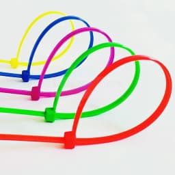 Colored Cable Ties Plastic Cable Wire Zip Ties Self-lock Cable Fasteners Electric Cable Wire Organizer PVC Nylon Cable Organizer