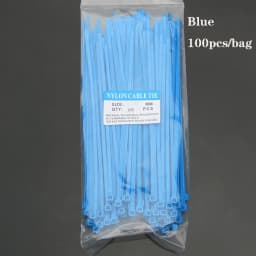 Colored Cable Ties Plastic Cable Wire Zip Ties Self-lock Cable Fasteners Electric Cable Wire Organizer PVC Nylon Cable Organizer