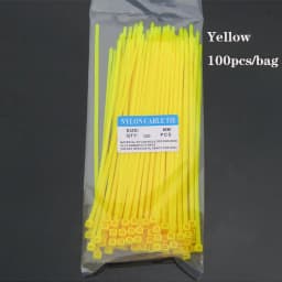 Colored Cable Ties Plastic Cable Wire Zip Ties Self-lock Cable Fasteners Electric Cable Wire Organizer PVC Nylon Cable Organizer