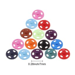 10/24Pcs Mini Button Buckle for 1/6 Doll DIY Doll Clothes Metal Buckle Invisible Snap Handmade Doll Clothing Sewing Accessories