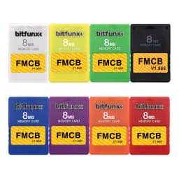 Bitfunx Free McBoot V1.966 PS2 FMCB 8MB/16MB/32MB/64MB Memory Card for Playstation2 Fat Console