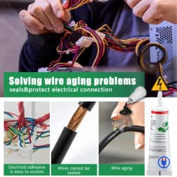 Waterproof Liquid Electrical Tape Rubber Insulating Cable Wire Coat Glue Insulation Adhesives Sealer Home Fix Line Glue