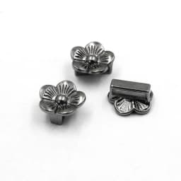 Onebeading Tibetan Silver Flower Slider Beads For Bracelet Necklace DIY Making Accessories 14x15mm Hole:Approx 3x10.5mm 30pcs