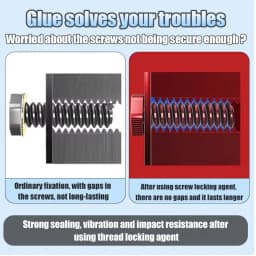 243 271 50ml Threadlocker Anaerobic Glues Anti Loose Screw Glues Fastening Quickly Cured Thread Locking Agent Sealant for Screws