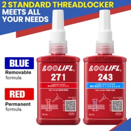 243 271 50ml Threadlocker Anaerobic Glues Anti Loose Screw Glues Fastening Quickly Cured Thread Locking Agent Sealant for Screws